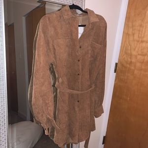 Oversized Corduroy Romper